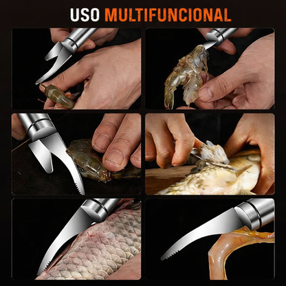 🦐 Pelador y Desvenador de Camarones Multiusos