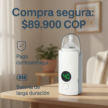 Leche siempre lista en minutos, donde estés - CALENTADOR BIBERON