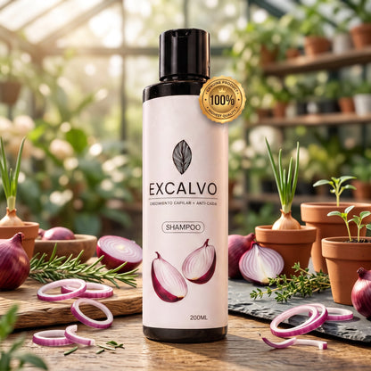 Excalvo - Shampoo de cebolla + Hair Growth