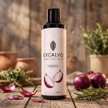 Excalvo - Shampoo de cebolla + Hair Growth