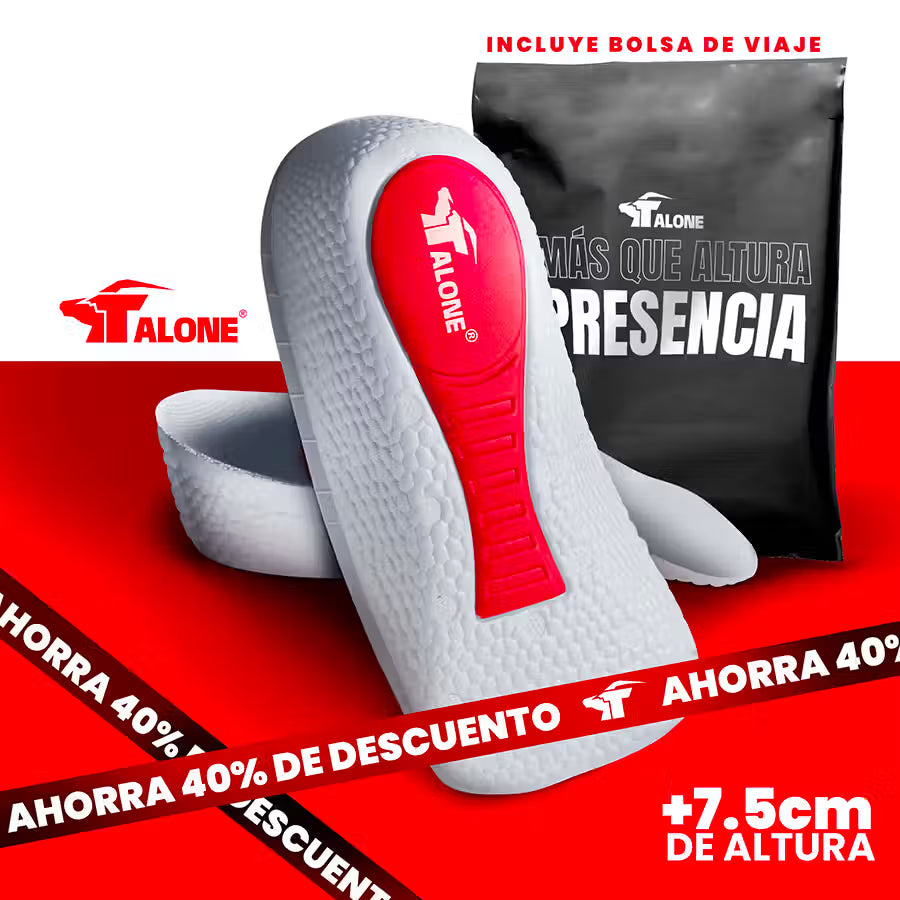 HighPads™  Plantillas ortopedicas para aumentar la altura